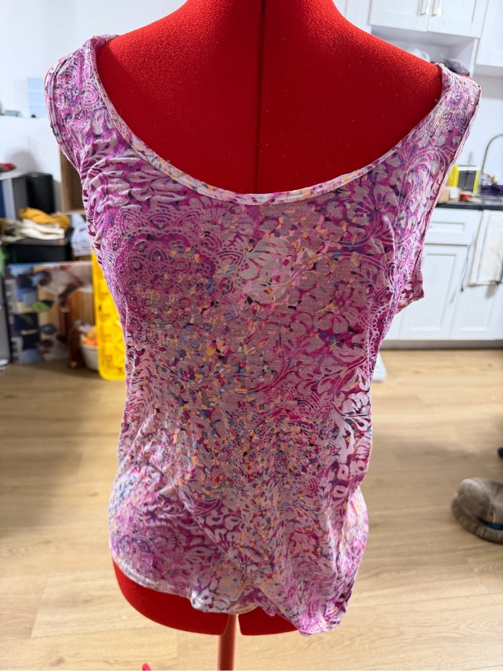 CK Beaded Tank Top
